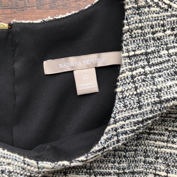 Tweed drop-waist twirl skirt dress - Picture 3 of 5